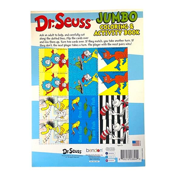Dr. Seuss Activity Set | Flash Cards, Coloring Books & Stickers | Learning Fun - Picture 7 of 7